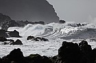 Big waves surf Atlantic